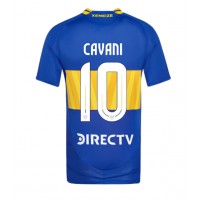 Fotballdrakt Herre Boca Juniors Edinson Cavani #10 Hjemmedrakt 2024-25 Kortermet